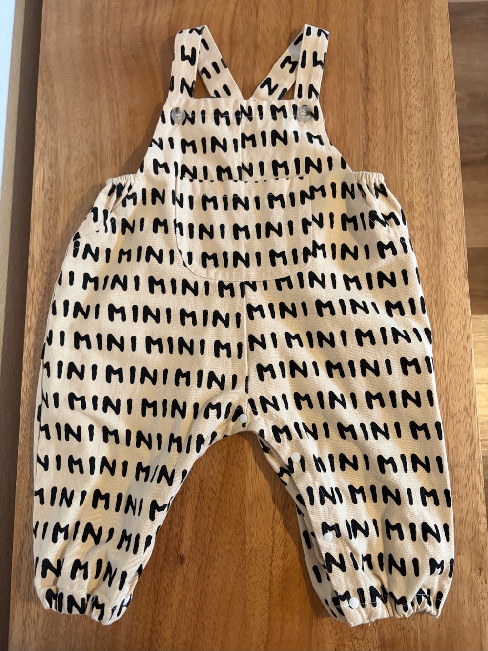 Minioli  'MINI' Print Baby Overalls 18months